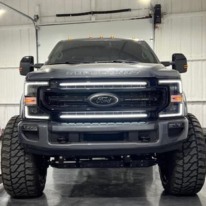 2021-2022 Ford F-250/F-350/F-450/F-550 LED Grille Light Kit – Non-High-Flow, KR/STX/XLT/Platinum, IP67