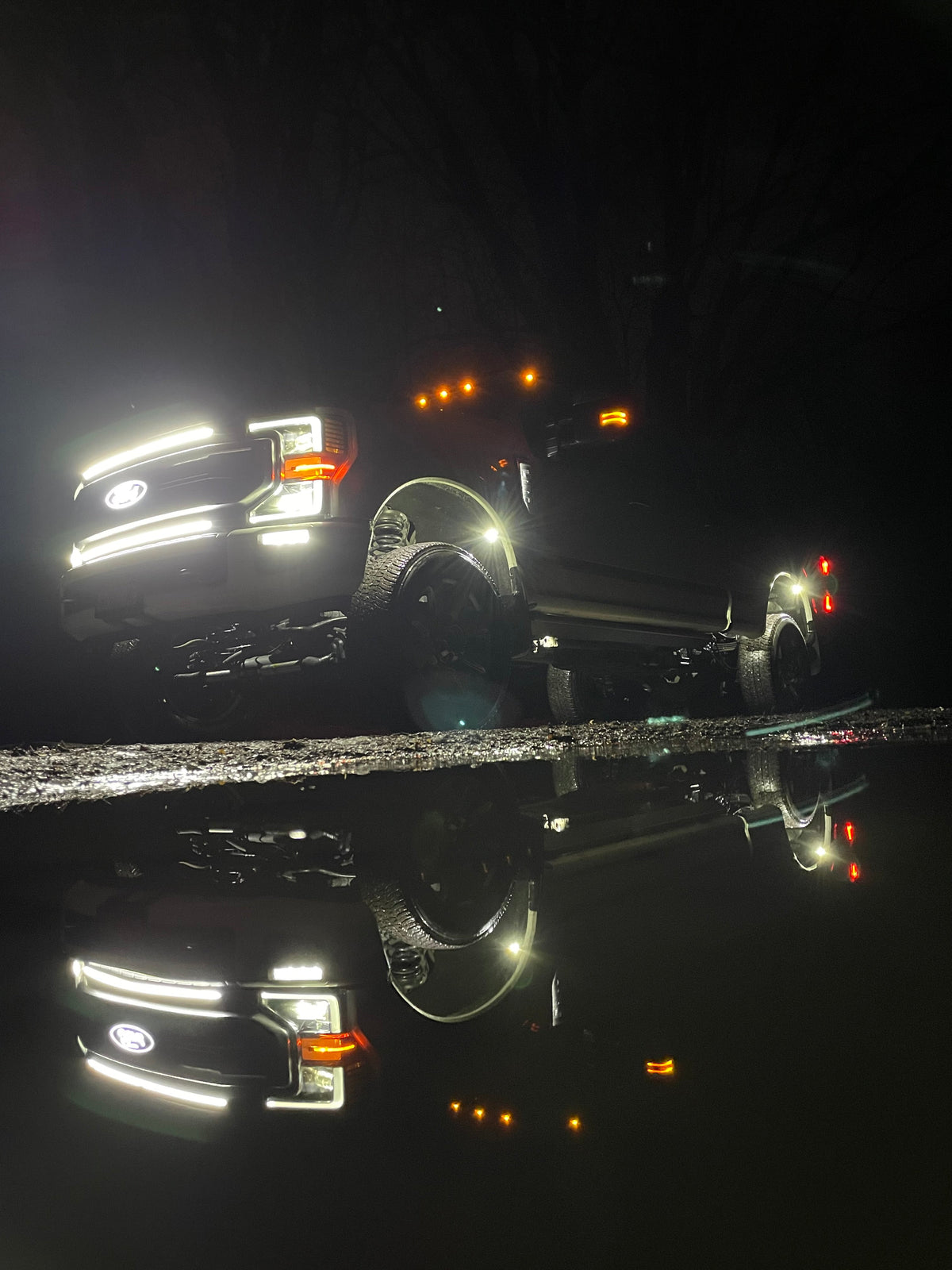 2021-2022 Ford F-250/F-350/F-450/F-550 LED Grille Light Kit – Non-High-Flow, KR/STX/XLT/Platinum, IP67