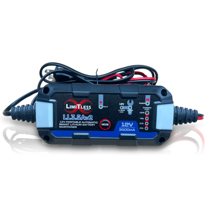 Nano -HD SL 12AH Motorcycle / Power sports Battery With 3.5A Battery Maintainer (BCI 20 Case)